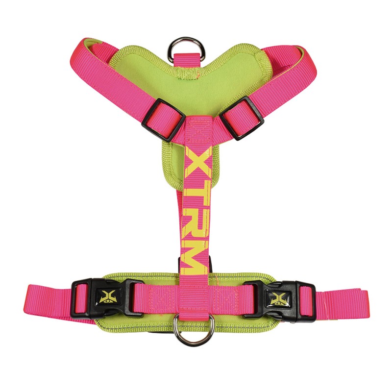 Arnés X-TRM Cronos Fucsia para Perros - Cómodo, Resistente, Ajustable y Antitirones
